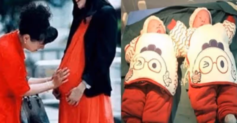 婆婆逼著媳婦吃香灰生孩子，女人生了龍鳳胎，卻不是自家的娃兒