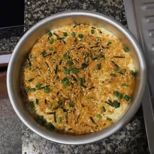 低卡蔥香肉鬆蛋糕，少糖少油無負罪感