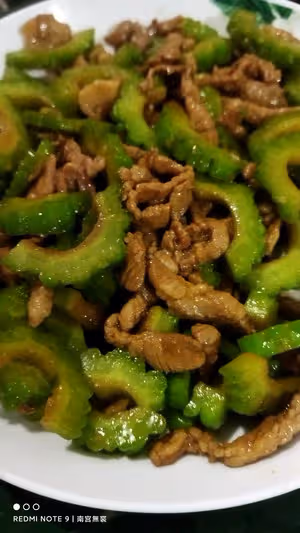 苦瓜炒肉絲