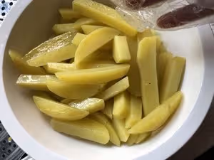 自製薯條 健康非油炸 烤箱版