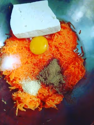 胡蘿蔔豆腐丸子