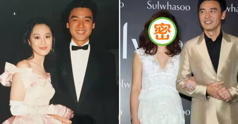 鐘鎮濤攜小12歲嬌妻露面，「57歲范姜」身段玲瓏太年輕，顏值不輸前妻章曉慧，網友：有福氣