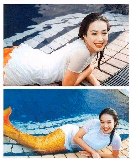 鐘麗緹比例有多嚇人?看52歲的她穿「魚尾裙」走秀,老公張倫碩眼神不淡定了