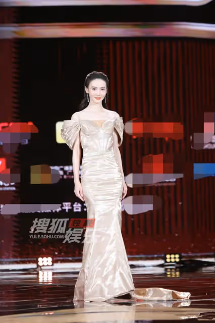 電視劇年度盛典紅毯：譚松韻造型出圈，楊蓉露事業線，李小冉顯老