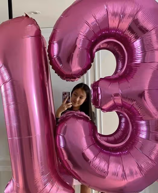 郭可盈林文龍為女兒慶生，13歲林天若身高超媽媽肩膀，是個小學霸