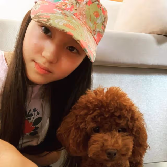 郭可盈林文龍為女兒慶生，13歲林天若身高超媽媽肩膀，是個小學霸