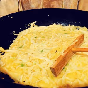 雞蛋白蘿蔔絲餅