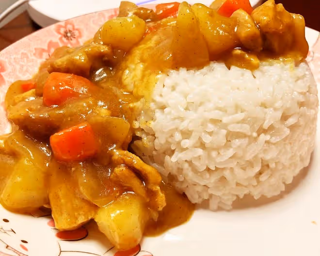 超濃咖喱雞塊土豆飯