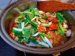 蒜苗鹽煎肉