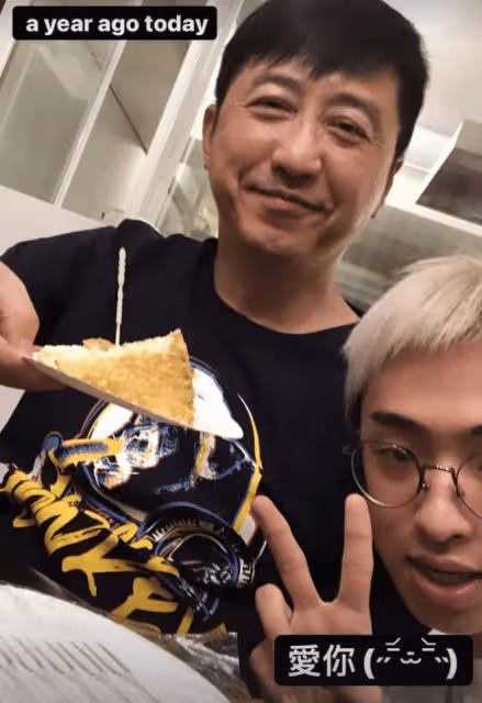 伊能靜兒子曬照，哈利將女生摟入懷中，臉貼臉親密合影無懼爭議