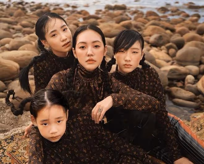 鄧超兒子，小瀋陽、吳彥祖的女兒，星二代長相普通，沒必要尬吹！