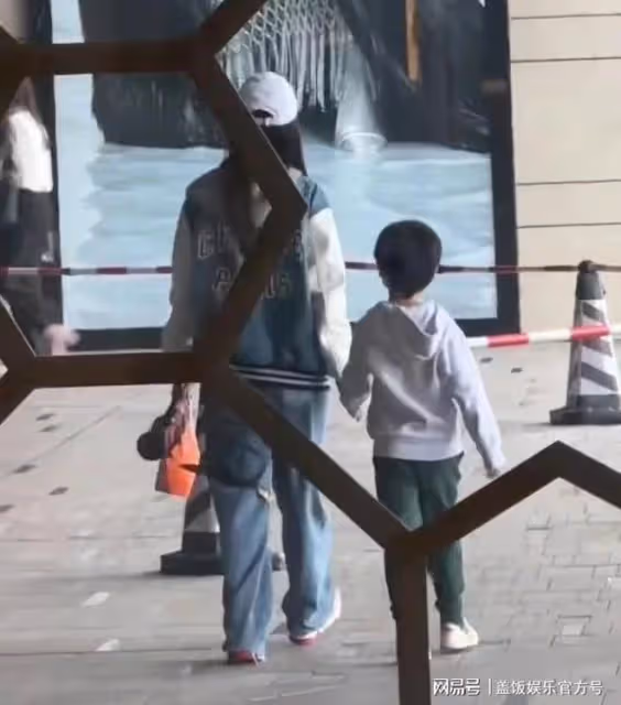 網友偶遇楊穎帶兒子逛街,5歲小海綿長高不少,現身演唱會惹爭議