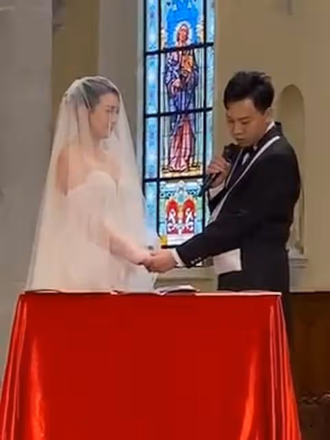 恭喜！26歲TVB前港姐鄺美璇出嫁排場十足，被稱為「翻版廖碧兒」