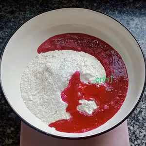 火龍果三角梅包（下） *花兒饅頭194