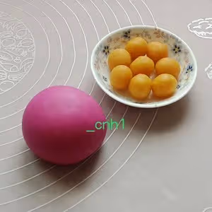 火龍果三角梅包（下） *花兒饅頭194