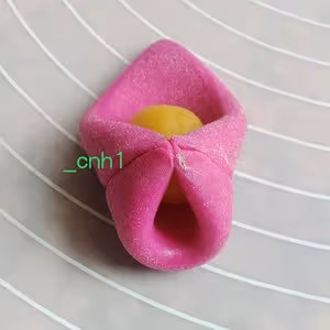 火龍果三角梅包（下） *花兒饅頭194