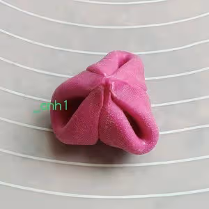火龍果三角梅包（下） *花兒饅頭194