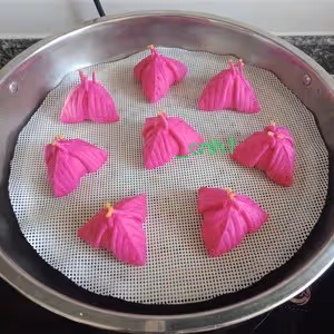 火龍果三角梅包（下） *花兒饅頭194