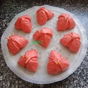 火龍果三角梅包（下） *花兒饅頭194