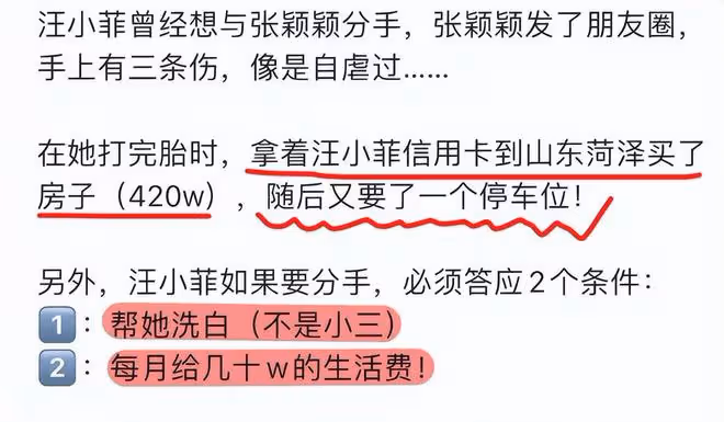 自作自受？張穎穎與汪小菲分手，2條分手協議曝光，網友：比大S狠