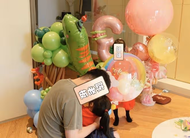 張子萱曬全家福為3歲小女兒慶生，陳赫對妻子撒嬌，對其稱呼好甜