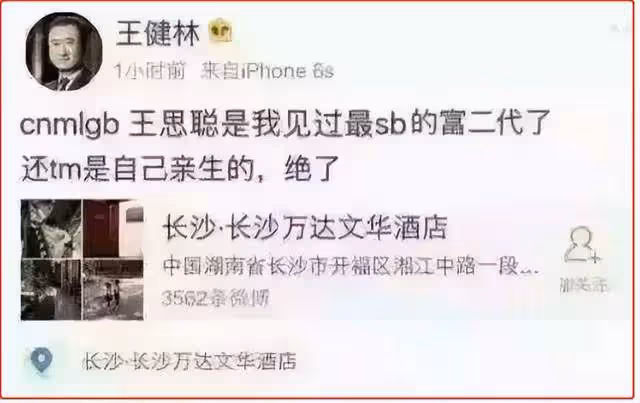 王思聰陷打人風波，王健林事業再發力，王思聰還要父親兜底多久