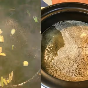 裙帶菜墨魚丸（蝦丸）豆腐湯