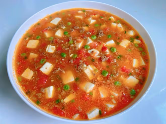 茄汁牛肉末豆腐羹【下飯神器】