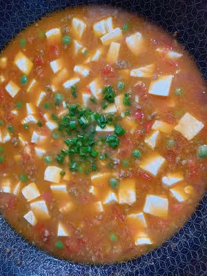茄汁牛肉末豆腐羹【下飯神器】