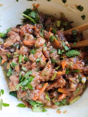 牛肉香菜餃子餡