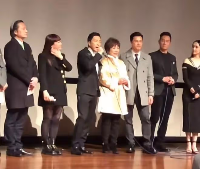 甄子丹版《天龍八部》首映!港圈大佬雲集,汪圓圓百億公婆罕露面