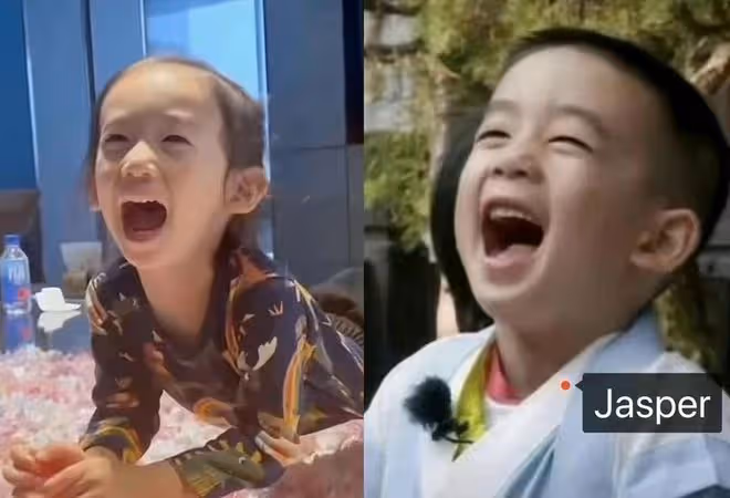 陳小春曬兒子近照,長發扎小辮子模樣可愛,真兒子養成軟妹引熱議