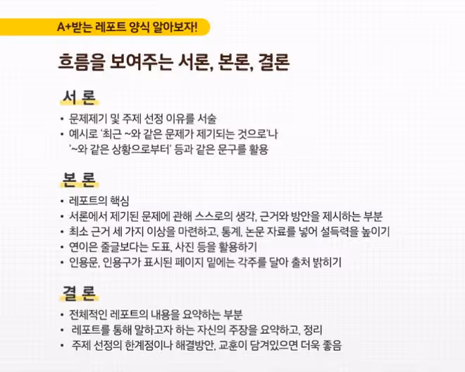 寫A+韓語論文或報告的格式和方法，了解一下！