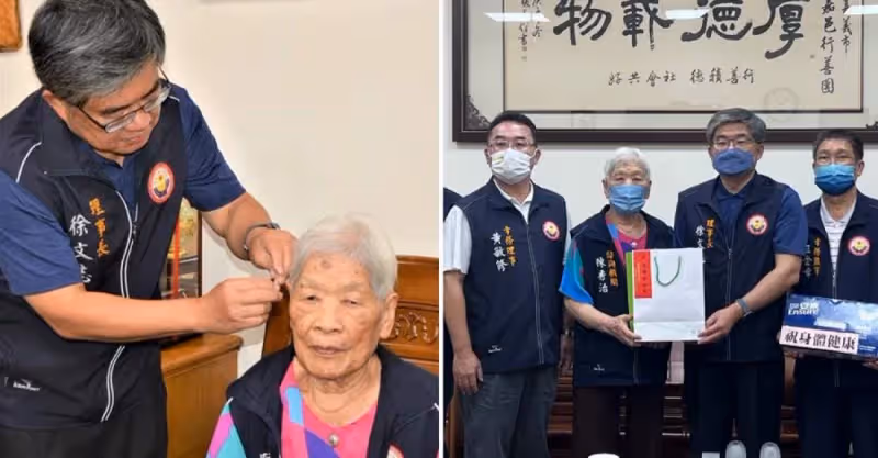 嘉義版陳樹菊！85歲退休師與老伴行善40年，家中冷氣不舍裝，卻捐款2700萬造橋14座，老伴離世後也從未停止