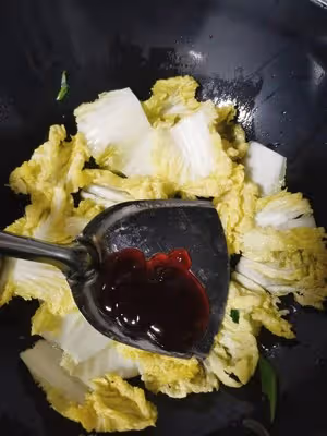 娃娃菜炒木耳