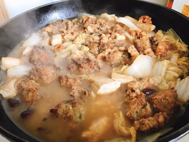 炸肉燉白菜—博山燴菜