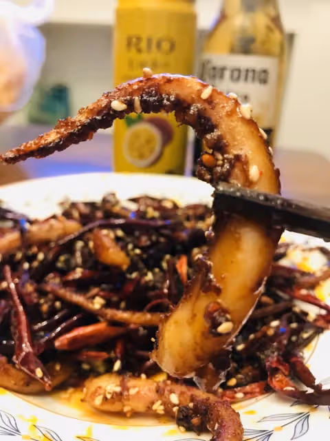 超下酒的魷魚須！（步驟巨詳細）