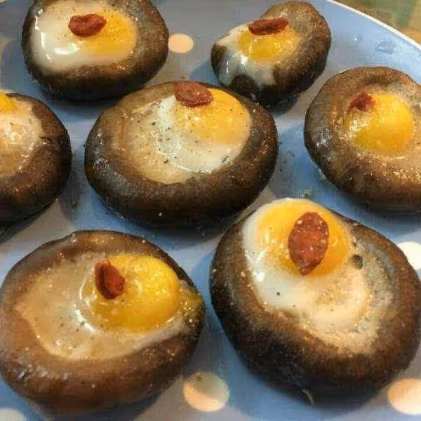 香菇鵪鶉蛋，賣相好營養豐富味道棒，挑食小孩也會喜歡