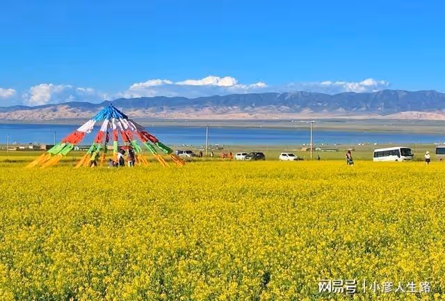 大西北不止有沙漠戈壁,還有我國最大的鹹水湖