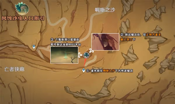《原神》風蝕沙蟲位置指引與成就攻略