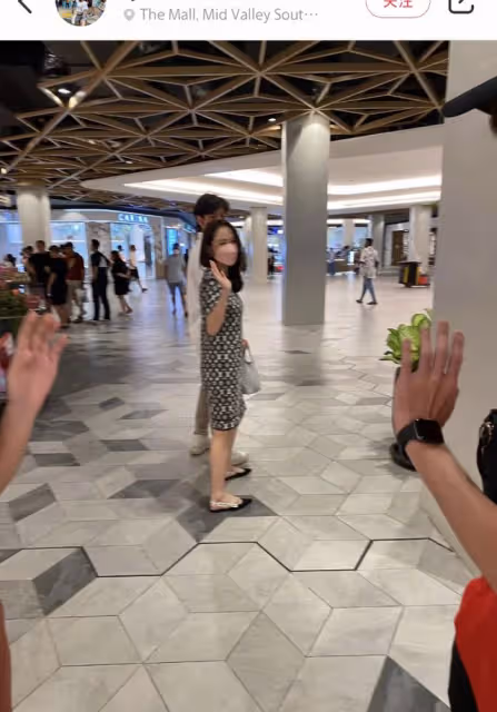 陳喬恩和丈夫在馬來西亞被偶遇，首次見公公婆婆，或在夫家過春節