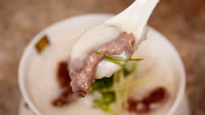 『淘最廚房』生滾牛肉粥，暖！