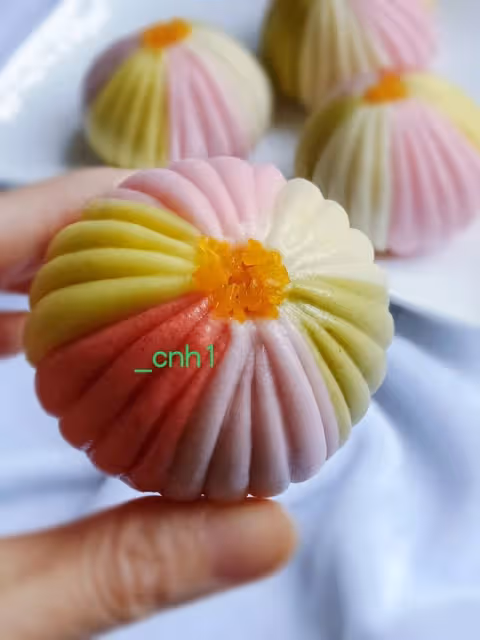 🌈彩虹包（空系A) *花兒饅頭216