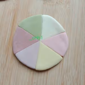 🌈彩虹包（空系A) *花兒饅頭216