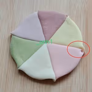 🌈彩虹包（空系A) *花兒饅頭216