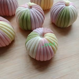 🌈彩虹包（空系A) *花兒饅頭216
