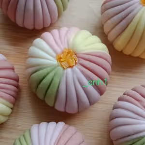 🌈彩虹包（空系A) *花兒饅頭216
