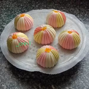🌈彩虹包（空系A) *花兒饅頭216