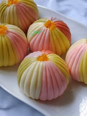 🌈彩虹包（空系A) *花兒饅頭216