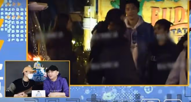 楊采珏陳金飛離婚實錘?男方深夜與一群美女摸臉擁抱,有人喊乾爹
